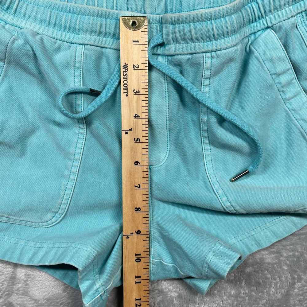 Athleta Light Teal Athletic Drawstring Shorts - Picture 8 of 8